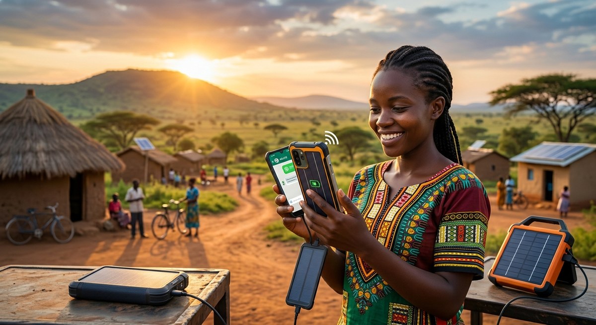 Why Solar-Powered Smartphones Are the Key to Connectivity in Rural Africa